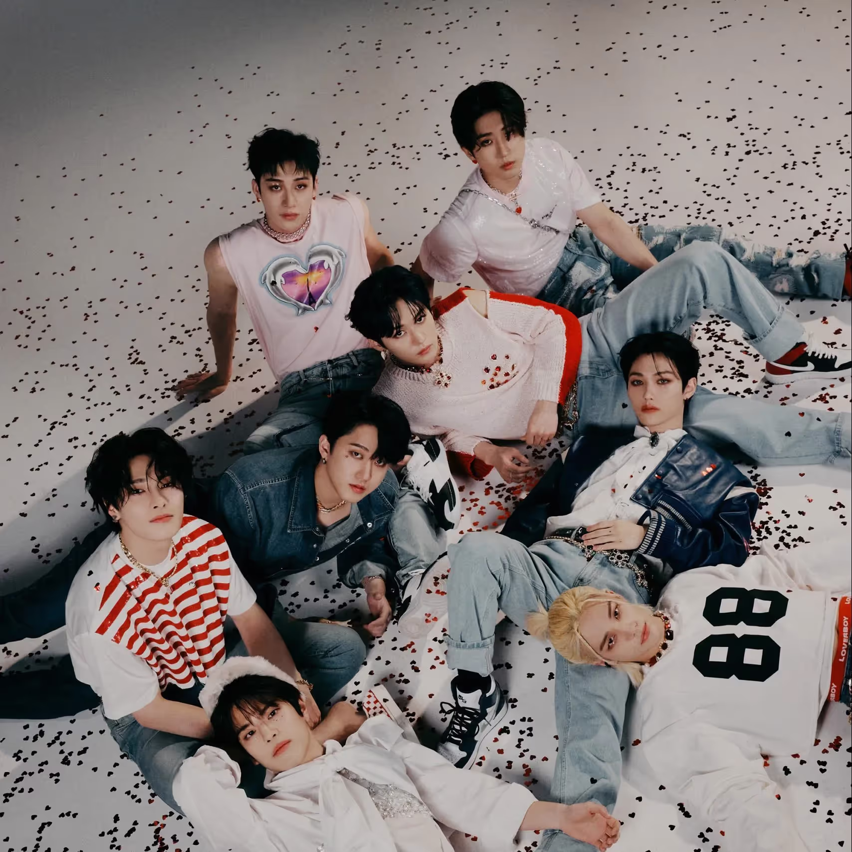 Stray Kids on the cover of new music Friday