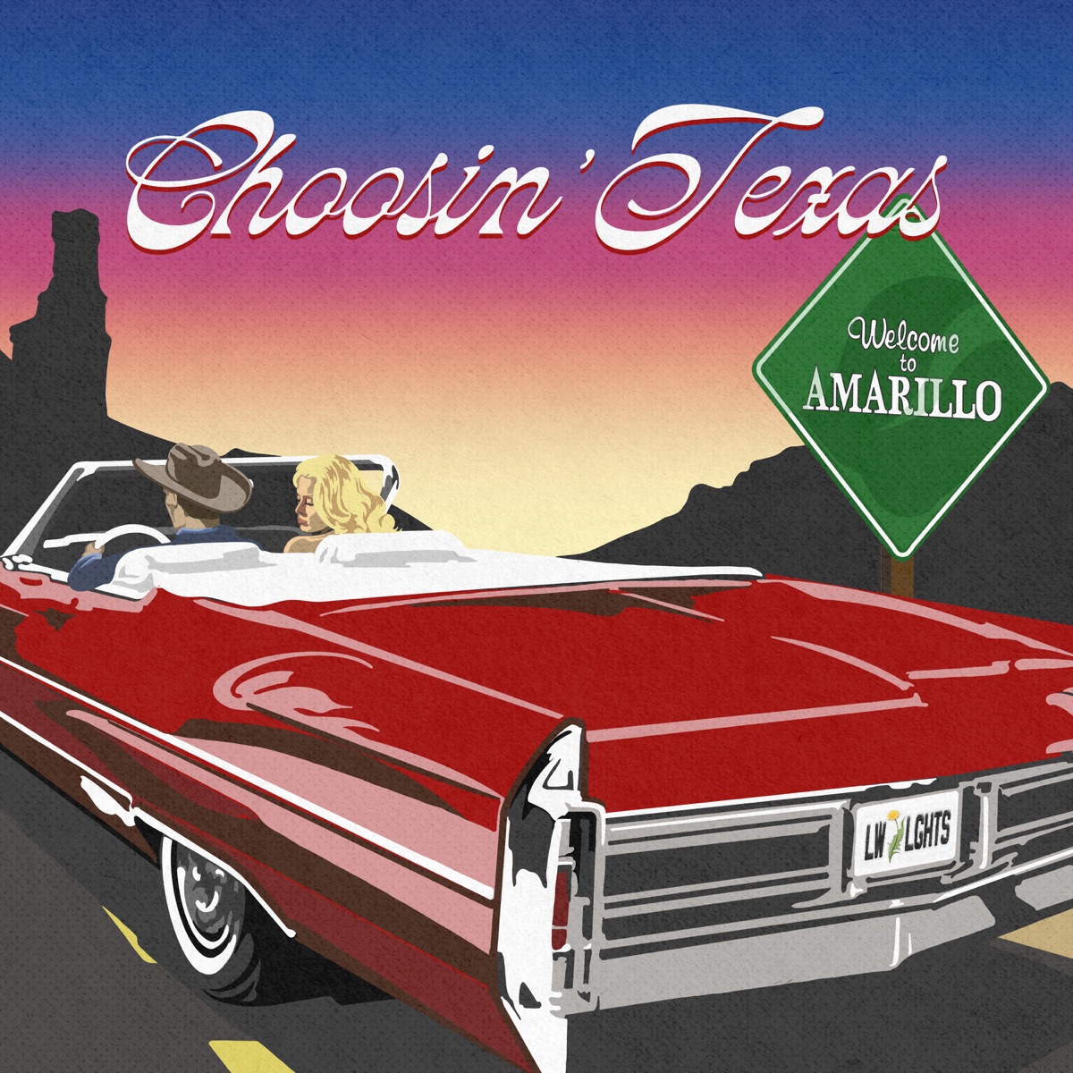 Ella Langley "Choosin' Texas" cover art