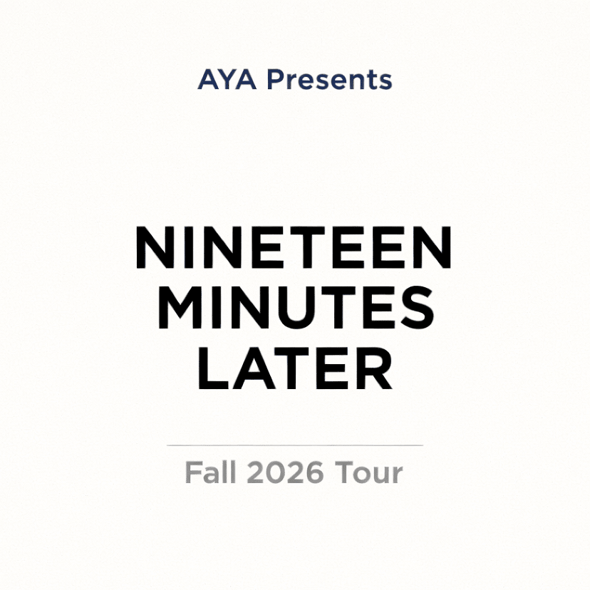 NINETEEN MINUTES LATER Announces Their Anticipated 2026 Multi City Tour