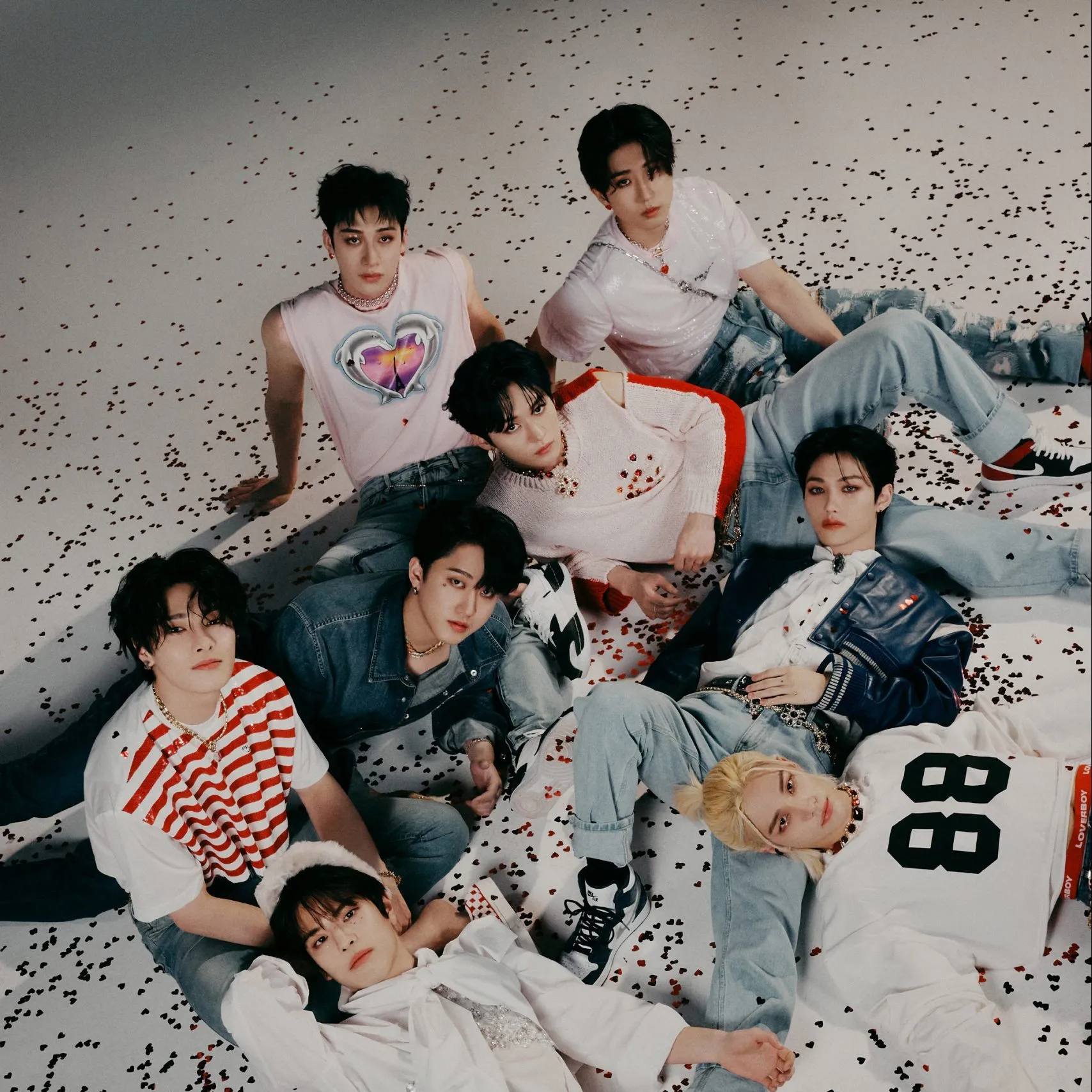 Stray Kids on the cover of new music Friday