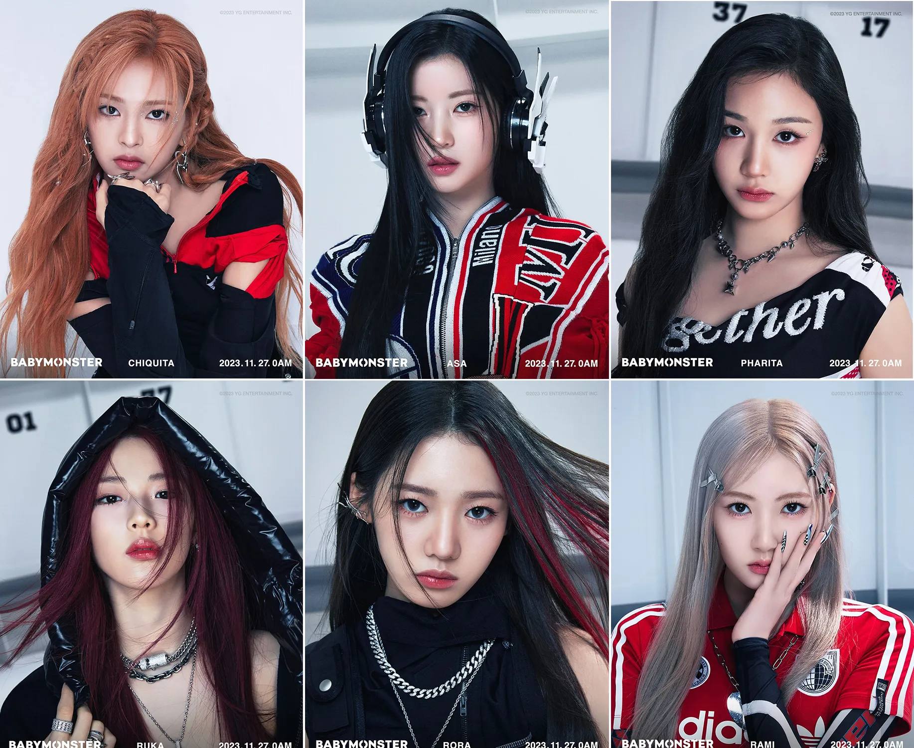 BABYMONSTER (Ruka, Asa, Rora, Rami, Pharita, and Chiquita) set to release "Batter Up"