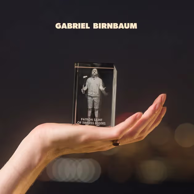 Gabriel Birnbaum, 'Patron Saint of Tireless Losers' album cover, artwork credit: Keegan Grandbois