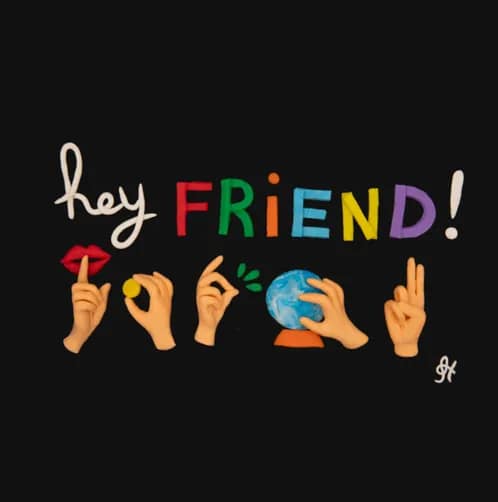 Joseph Chedid, 'Hey Friend', cover art