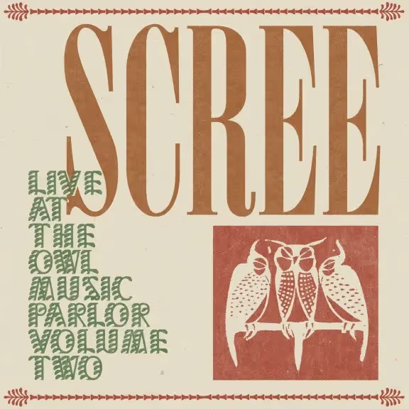 Scree, 'Live at the Owl Music Parlor Volume Two' cover art