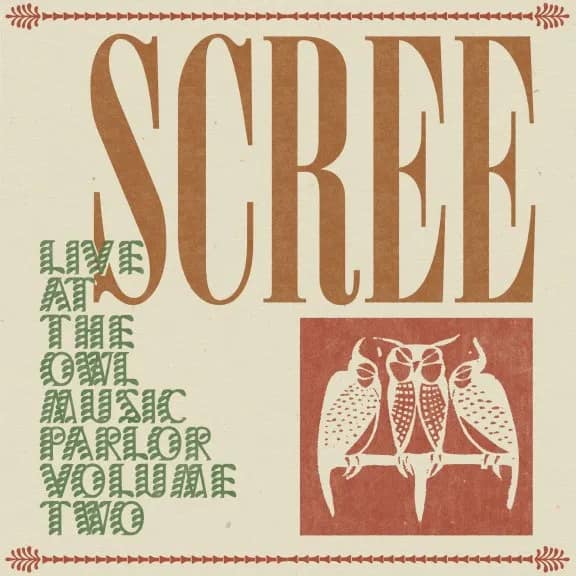 Scree, 'Live at the Owl Music Parlor Volume Two' cover art