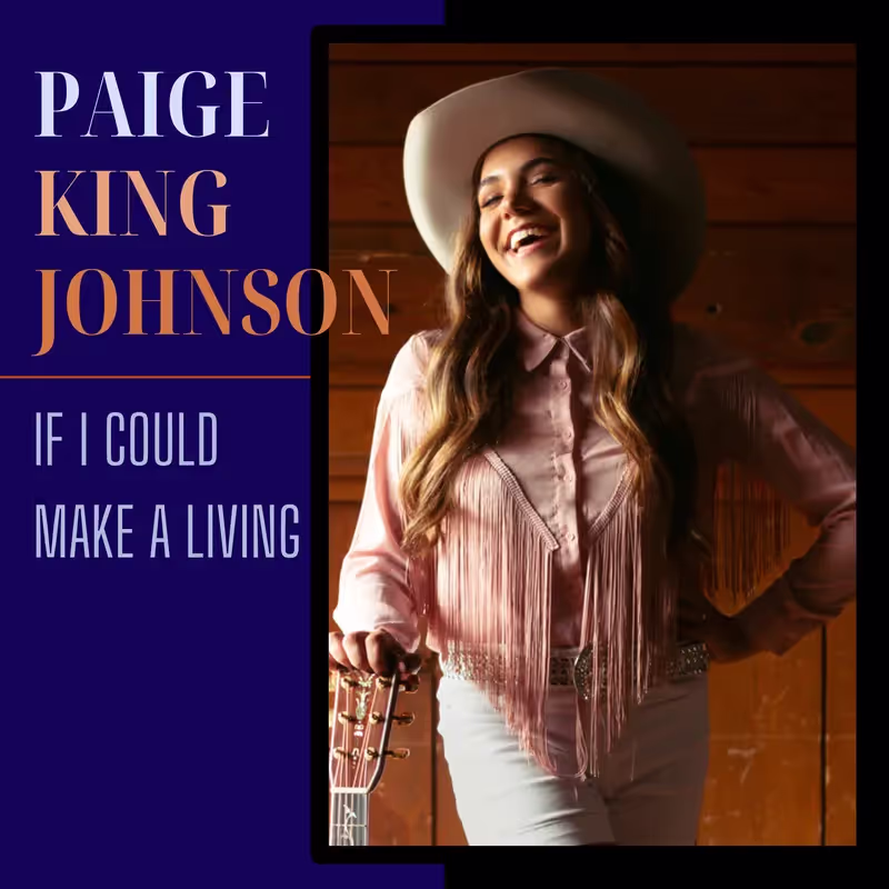Paige King Johnson 'If I Could Make A Living', cover art