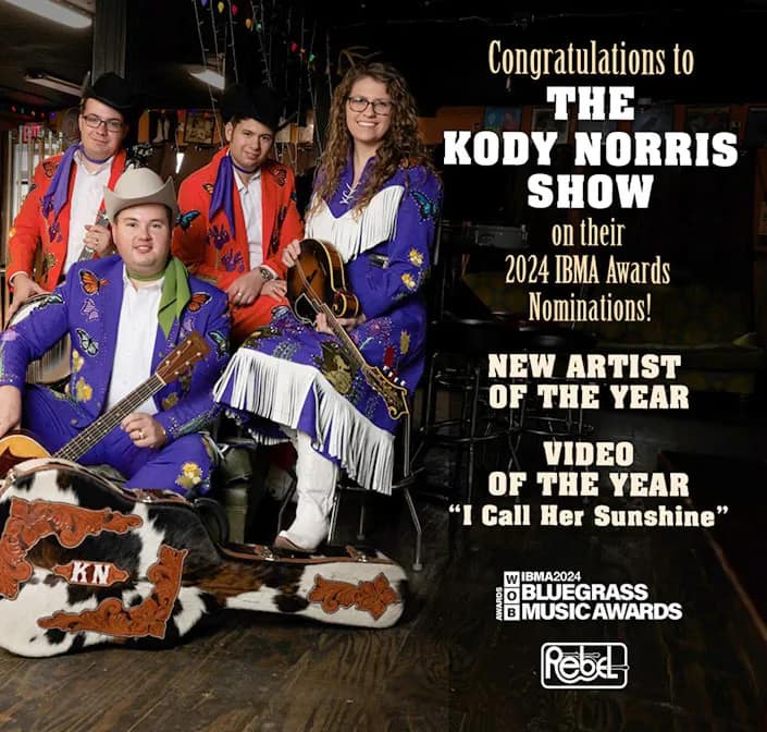 The Kody Norris Show's 2024 IBMA Awards Nomination announcement