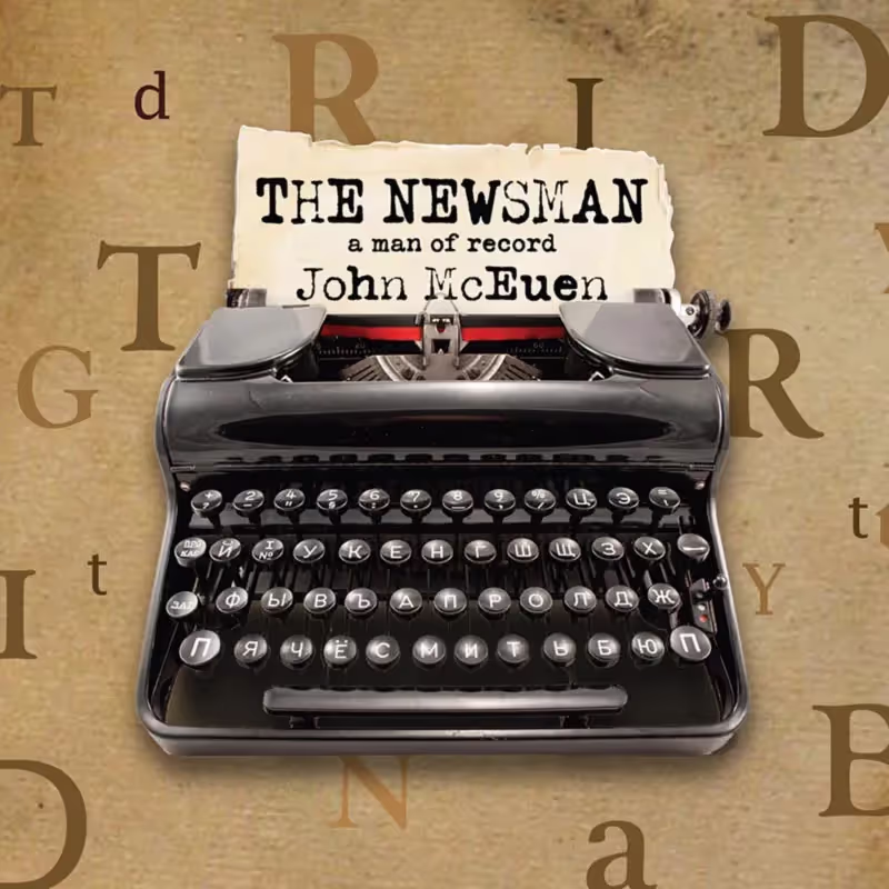 John McEuen, The Newsman, cover art