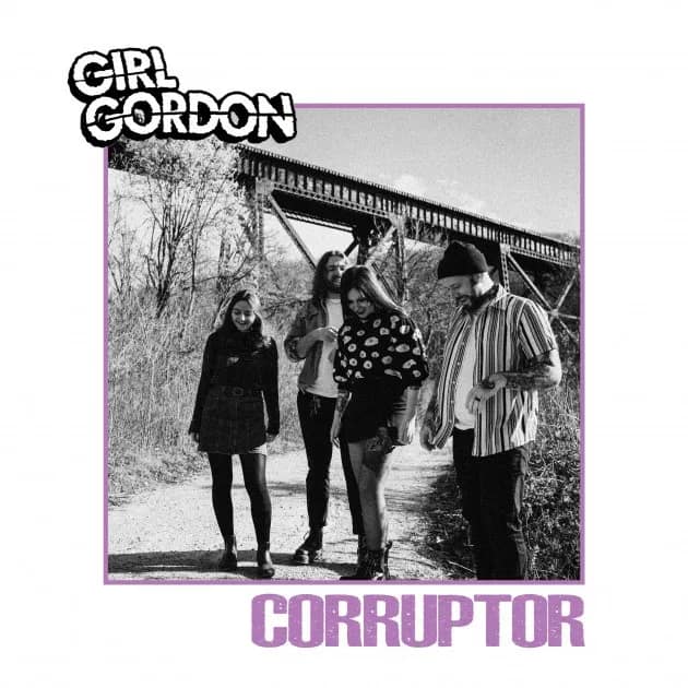 Girl Gordon, 'Corruptor' EP cover design by Cory Linman