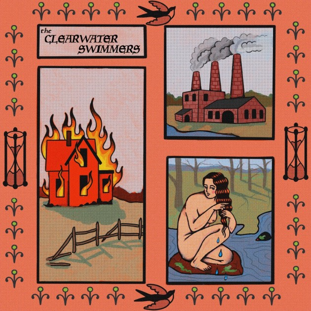 The Clearwater Swimmersw, 'Firewood', album artwork by Zoe Fox