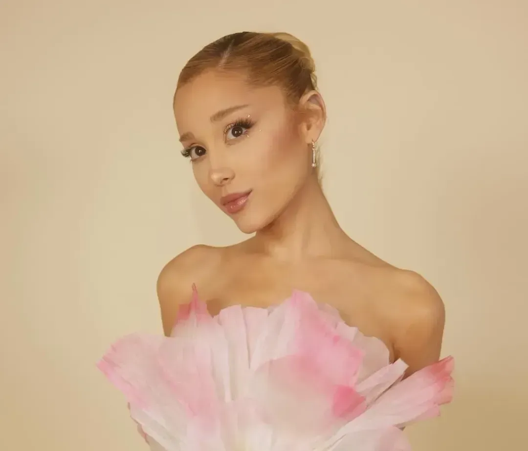 Ariana Grade in flower dress for Cinemacon, 'My Everything' 10th Anniversary