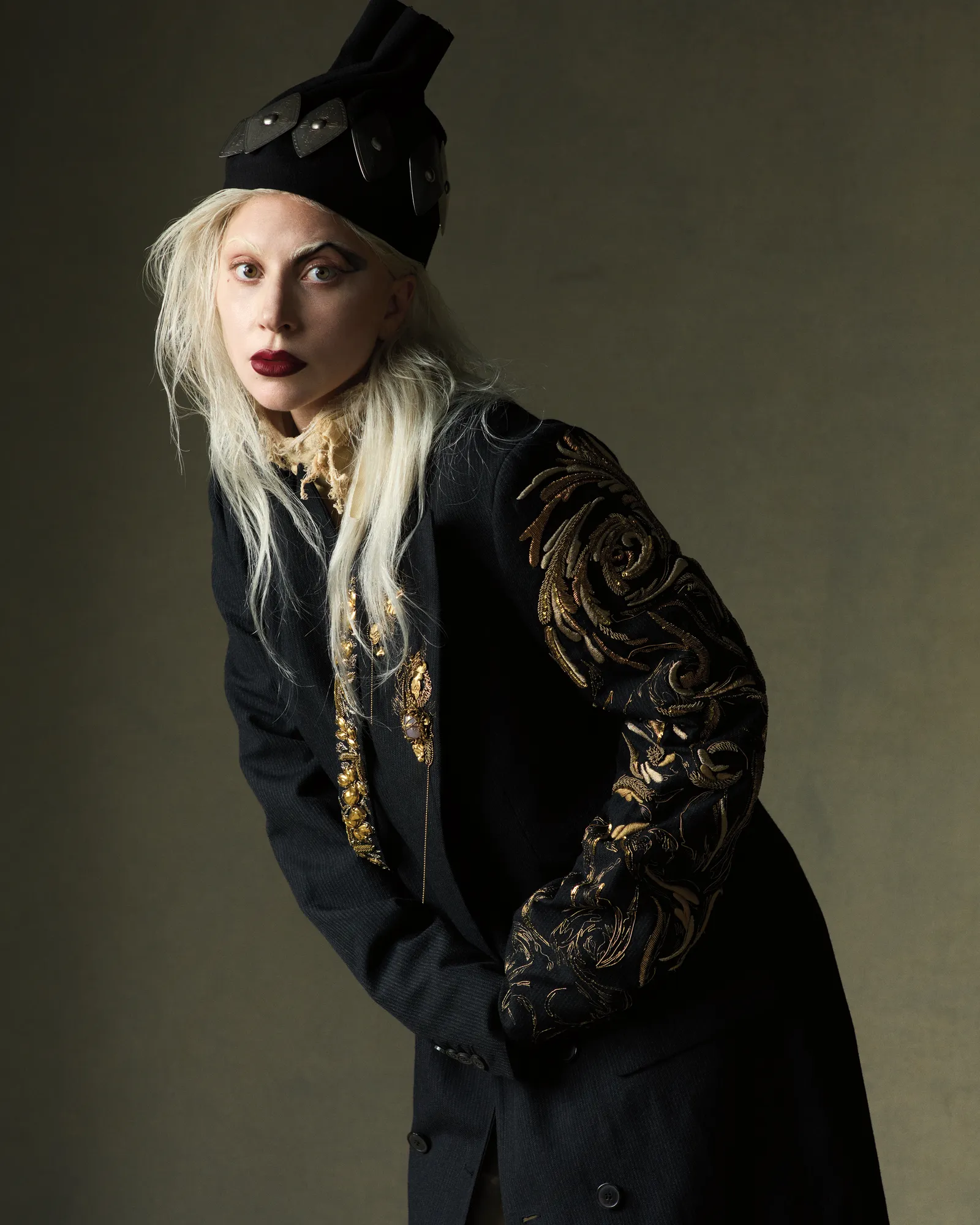 Lady-Gaga-posing-for-Vogue-cover-photo-cr-Ethan-James-Green