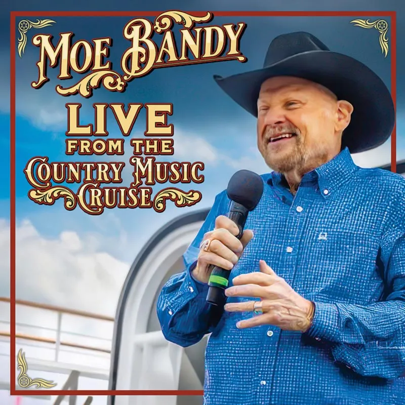 Moe Bandy-Live fra Country Music Cruise-plakat