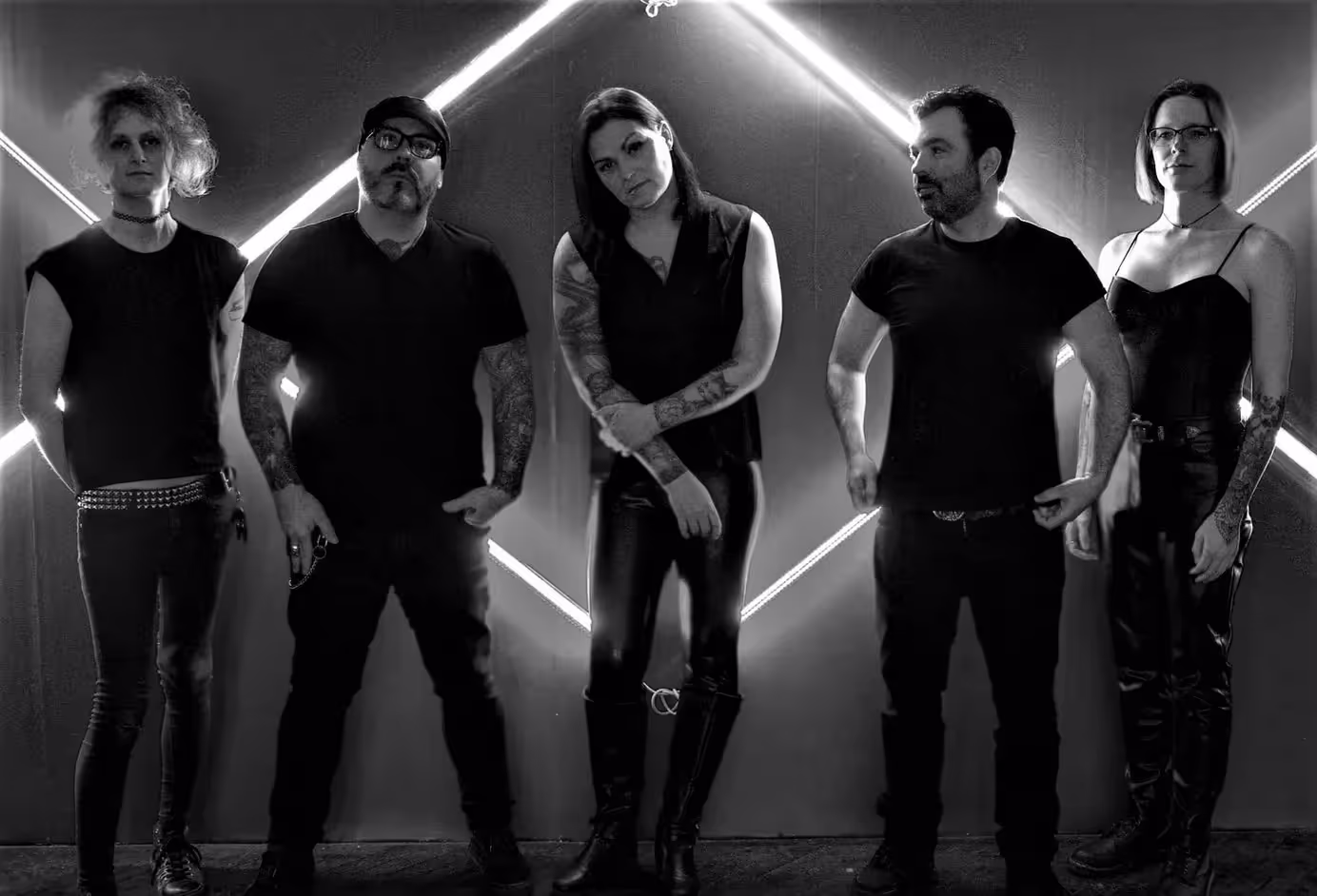 JAELYN band members: Jaelyn Robinson, Stephen Skilton, Mattie Boyd, Chris, Frank Bianco