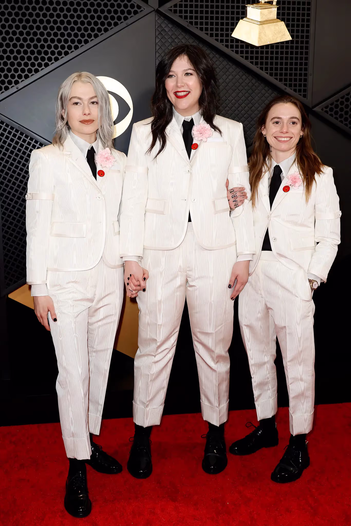 Phoebe Bridgers, Lucy Dacus and Julien Baker of boygenius - Grammy Awards 2024