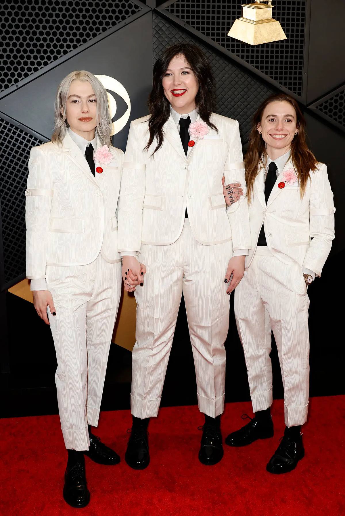 Phoebe Bridgers, Lucy Dacus and Julien Baker of boygenius - Grammy Awards 2024