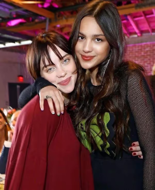 Olivia Rodrigo and Billie Eilish