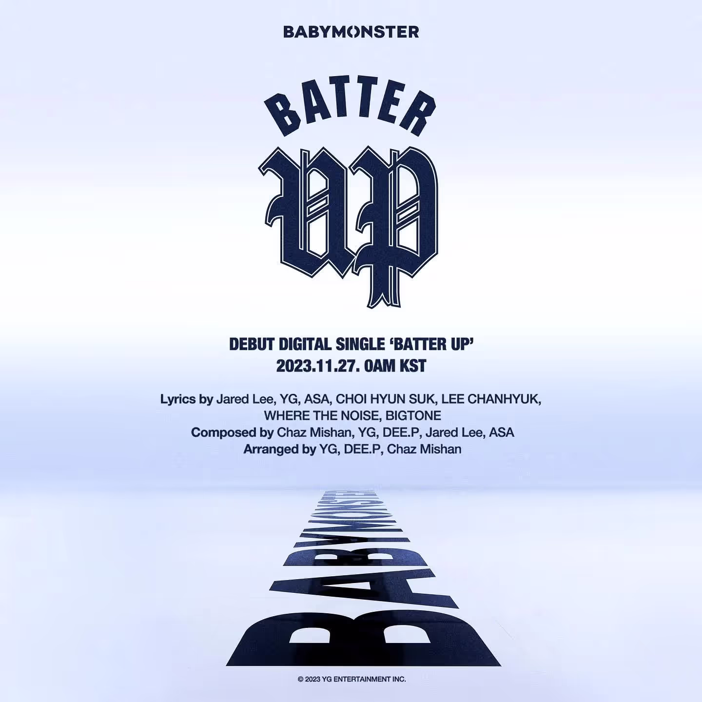 babymonster debut single Batter Up, YG entertainment