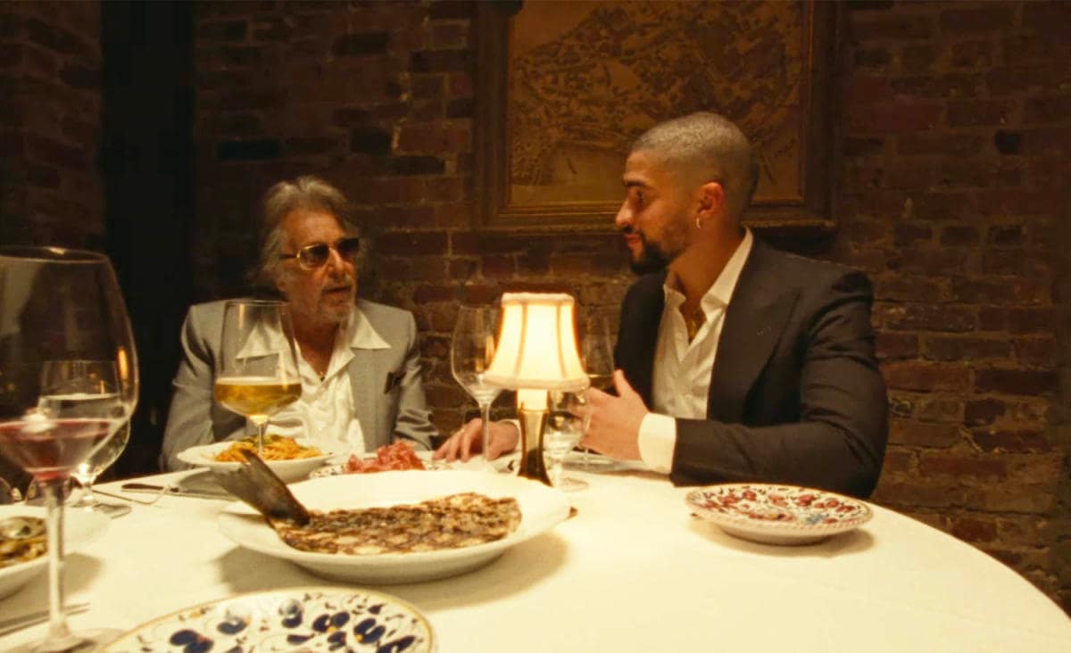 Al Pacino and Bad Bunny in "Monaco" music video