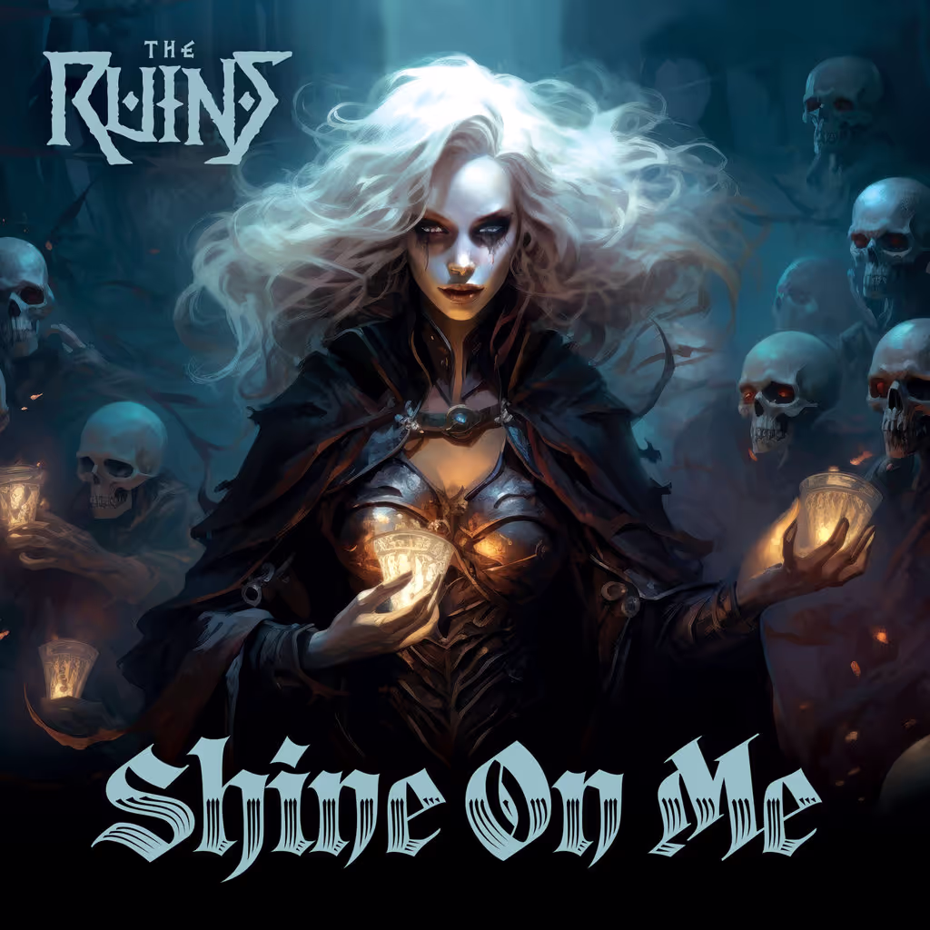The Ruins, 'shine on me' single kapağı sanatı