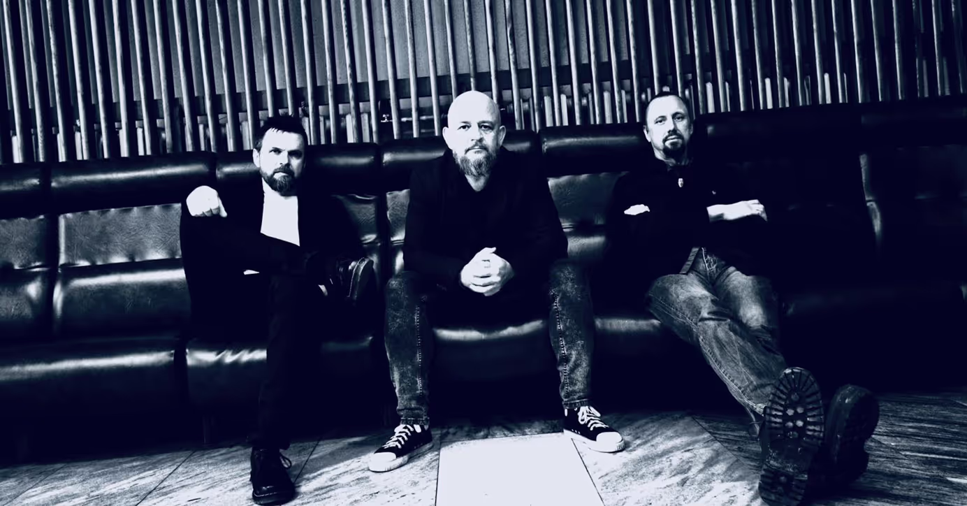 THE SPLIT: Mirek Řezníček, Mira Mik Valouch, Zdeněk Čepa Čepička, black and white