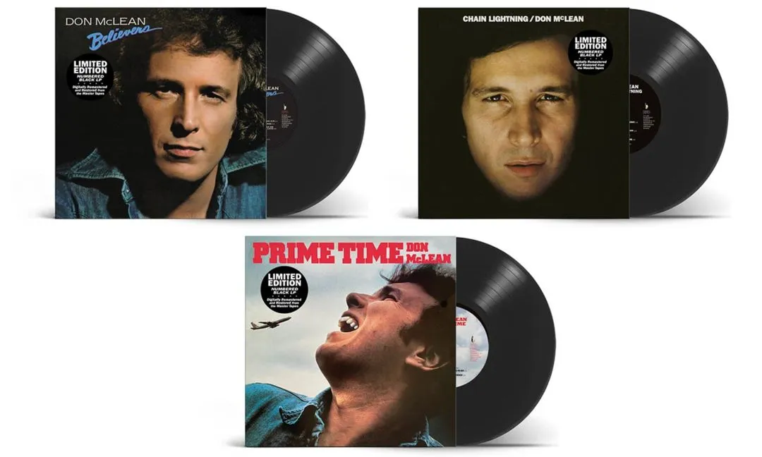 Don McLean Reissues three remasters classics: Believers, Prime Time and Chain Lightning