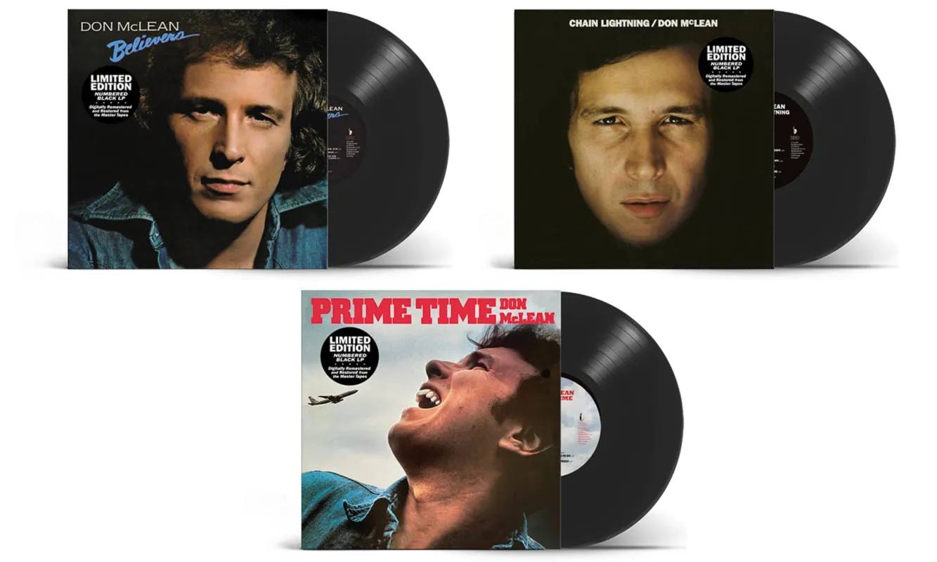 Don McLean Reissues three remasters classics: Believers, Prime Time and Chain Lightning