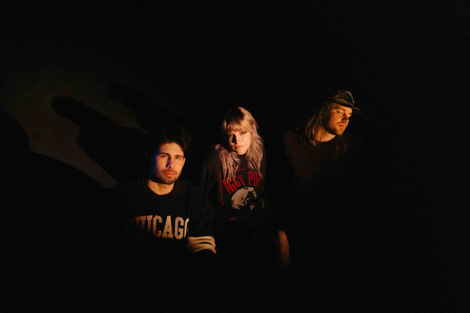 The Ivy and Lyncs, group photo on dark background