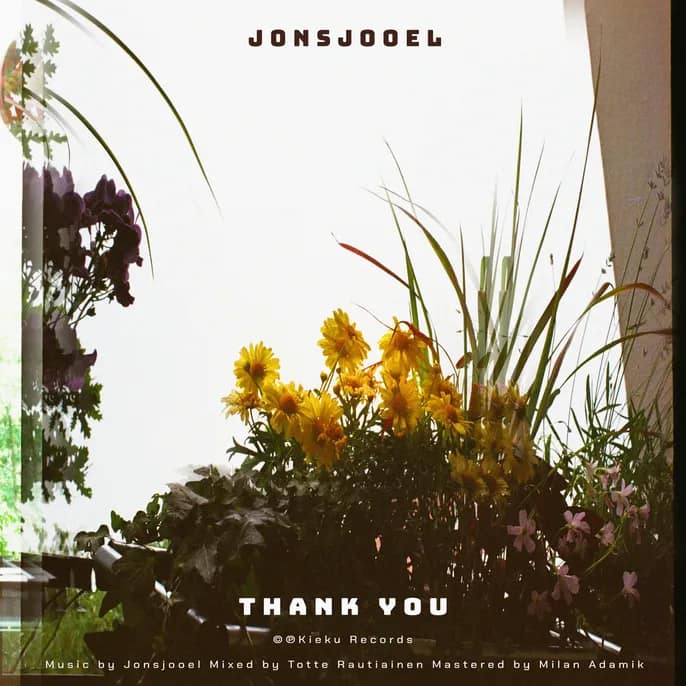 Jonsjooel, 'Thank You', single cover art