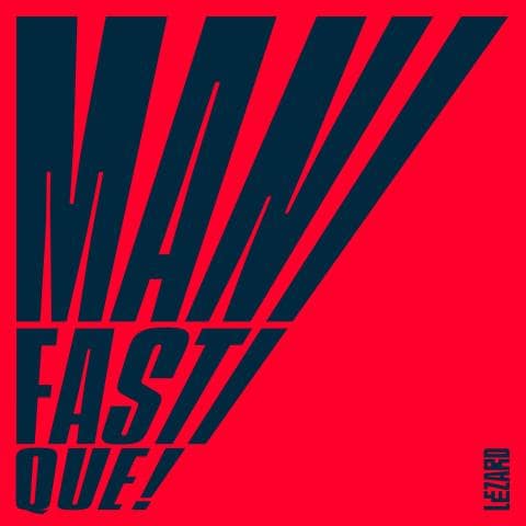 Lezard, "Manifastique" single cover art