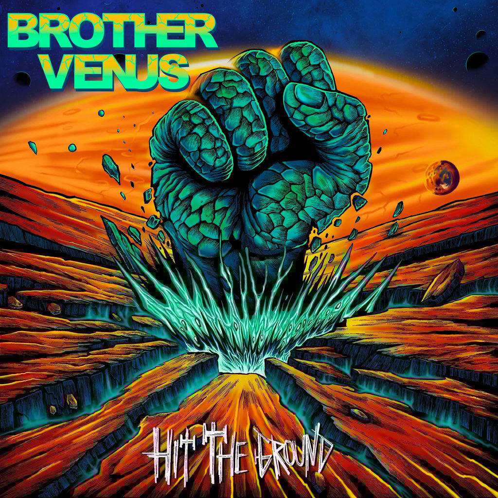 Brother Venus, "Hit The Ground" single cover art