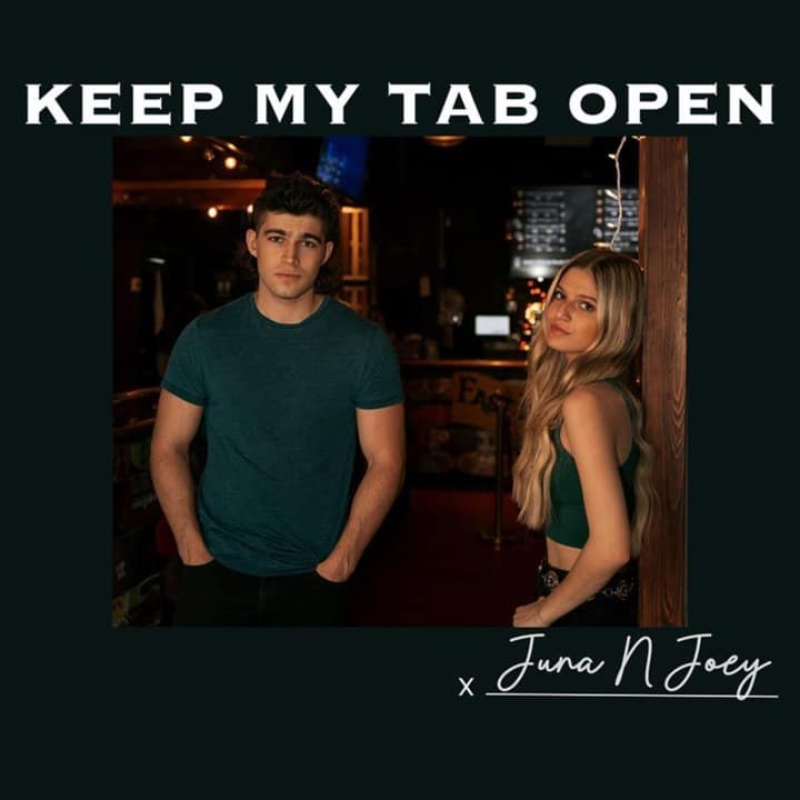 Juna N Joeys's, "Keep My Tab Open" arte da capa do single