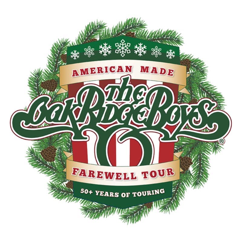 The Oak Ridge Boys, "American Made Christmas Tour" official poster