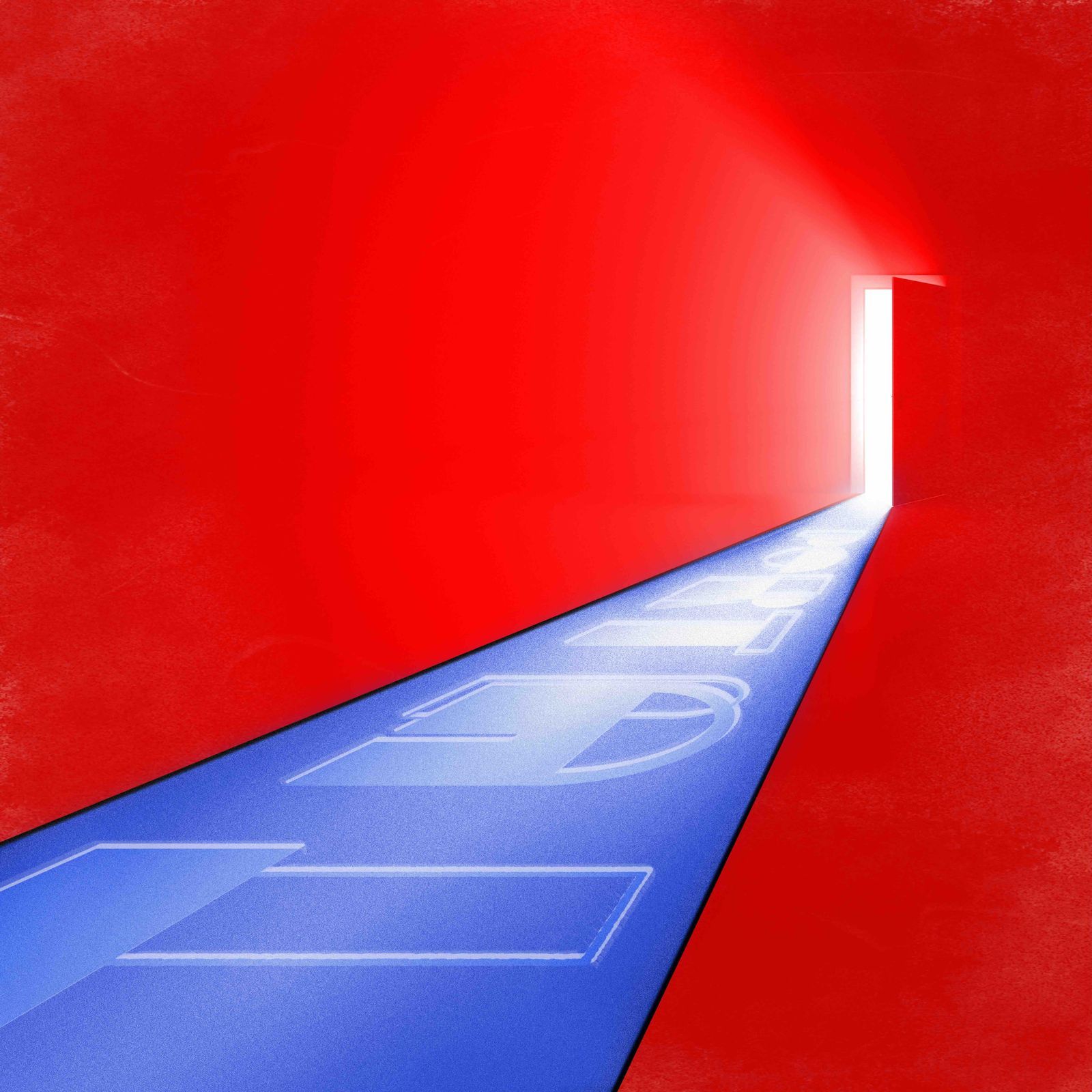Balu Brigada, "The Door To Portal" album cover art.
