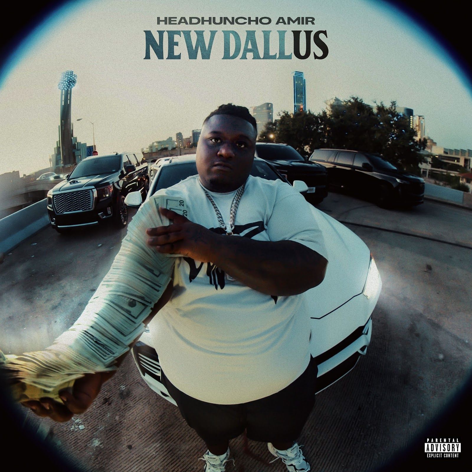 HeadHuncho Amir, "New Dallus" single cover art