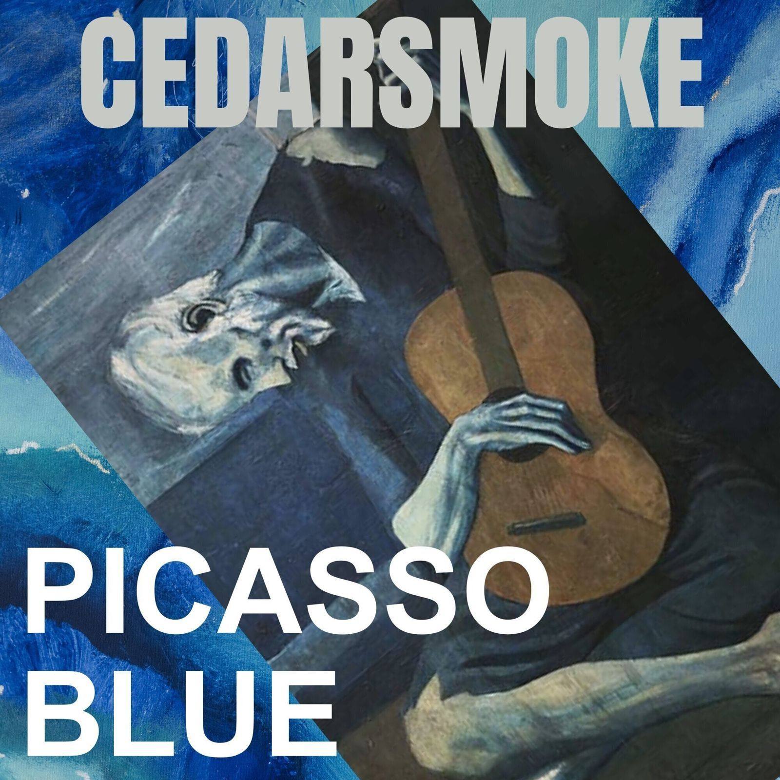Cedarsmoke, "Picasso Blue" single cover art