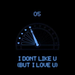 lullaboy, 'i don't like you (but i love you)' single cover art