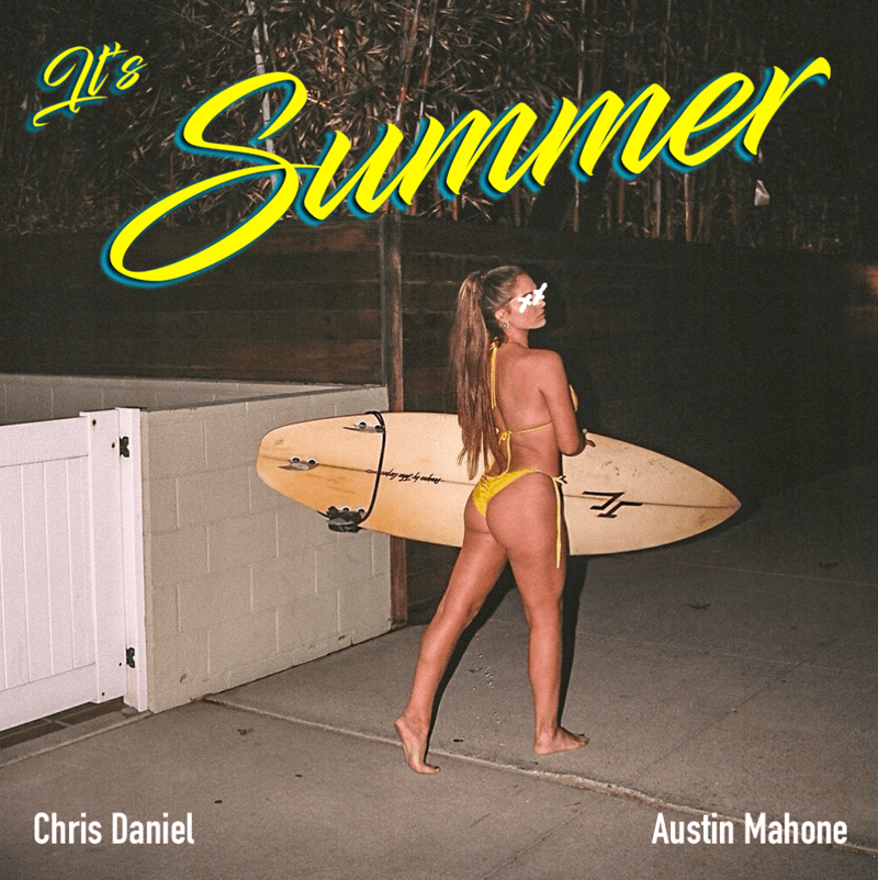 Chris Daniel, Austin Mahone, "It's Summer" single cover art