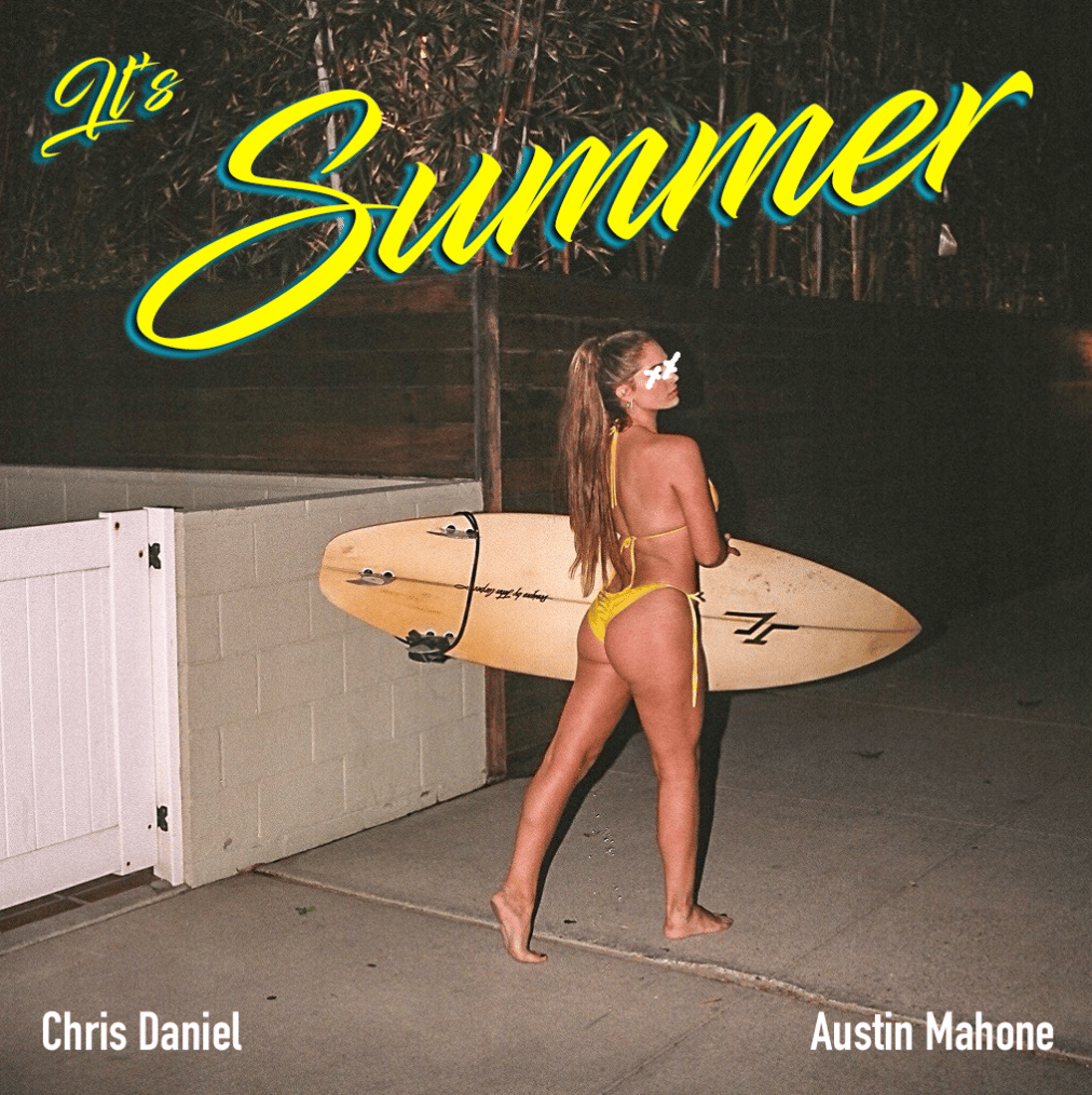 Arte de la portada del sencillo “It’s Summer” de Chris Daniel y Austin Mahone.