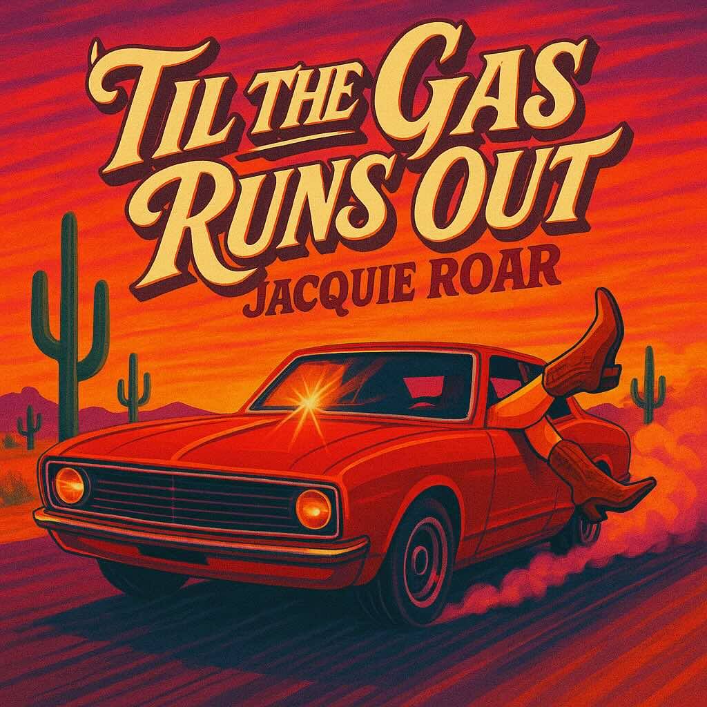 Jacquie Roar, "Til the Gas Runs Out" single cover art