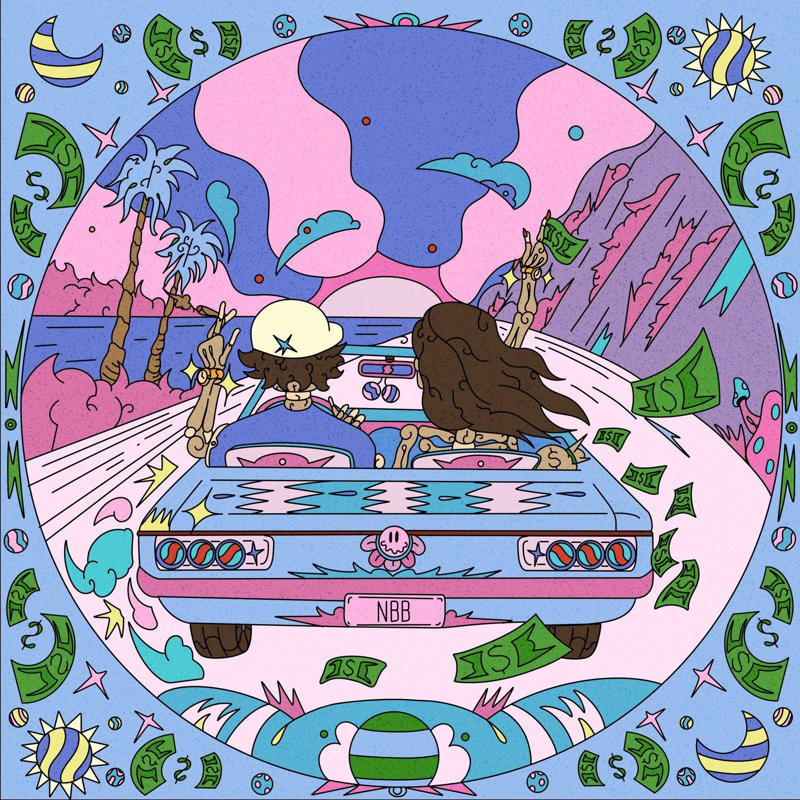 Tinashe & Disco Lines, "No Broke Boys" single cover art