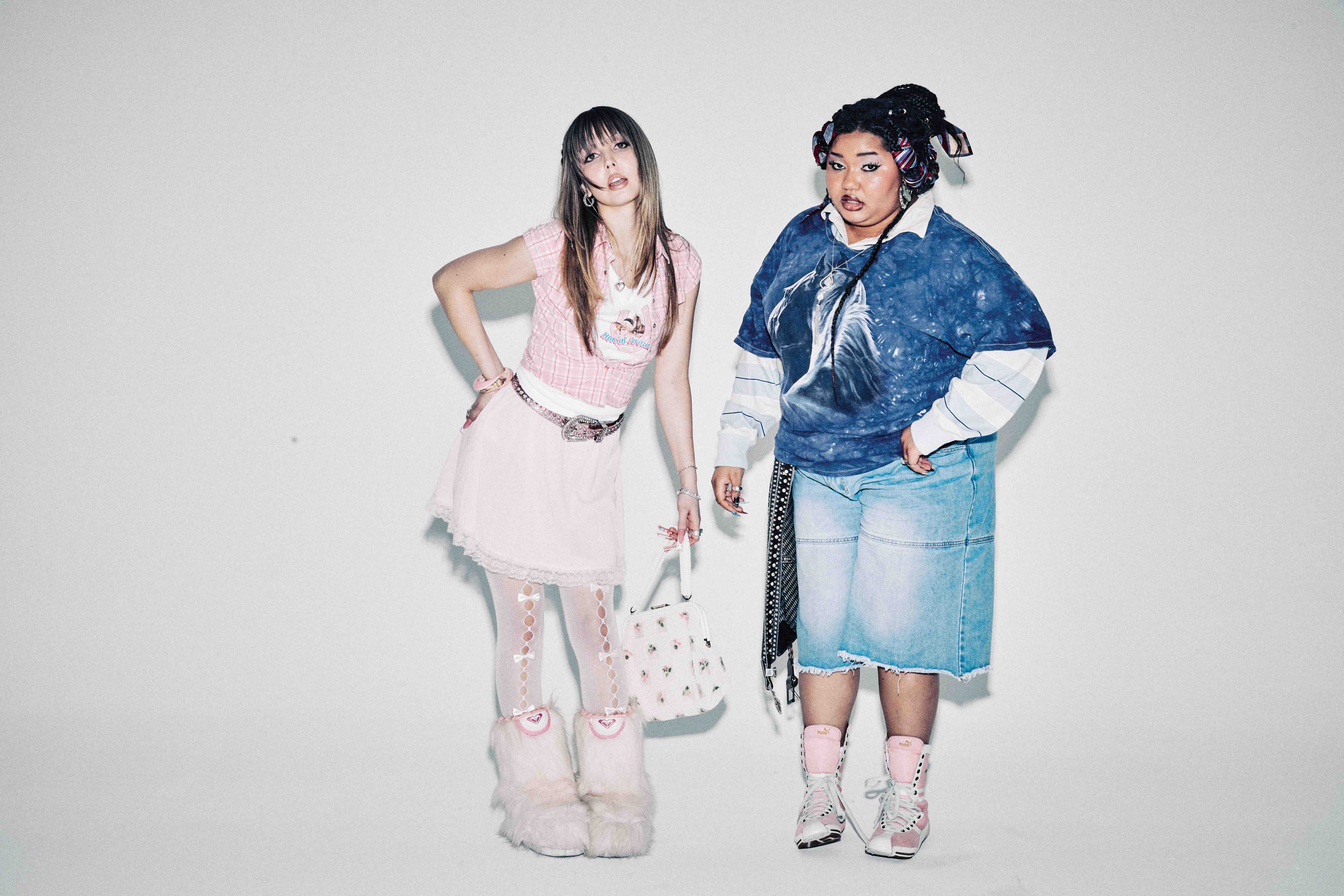 PEBBLES&TAMTAM, press photo, 'Sleepover! The Mixtape'