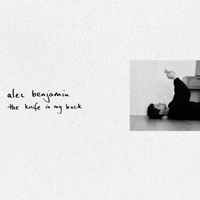 Alec Benjamin, "The Knife In My Back" single cover art
