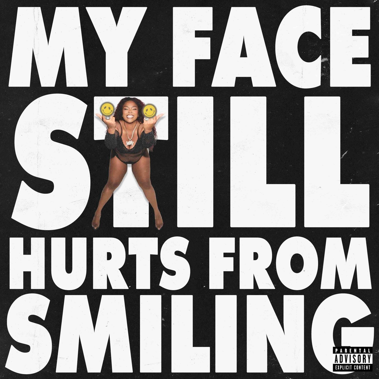 Lizzo, "My Face Still Hurts From Smiling" mixtape cover art