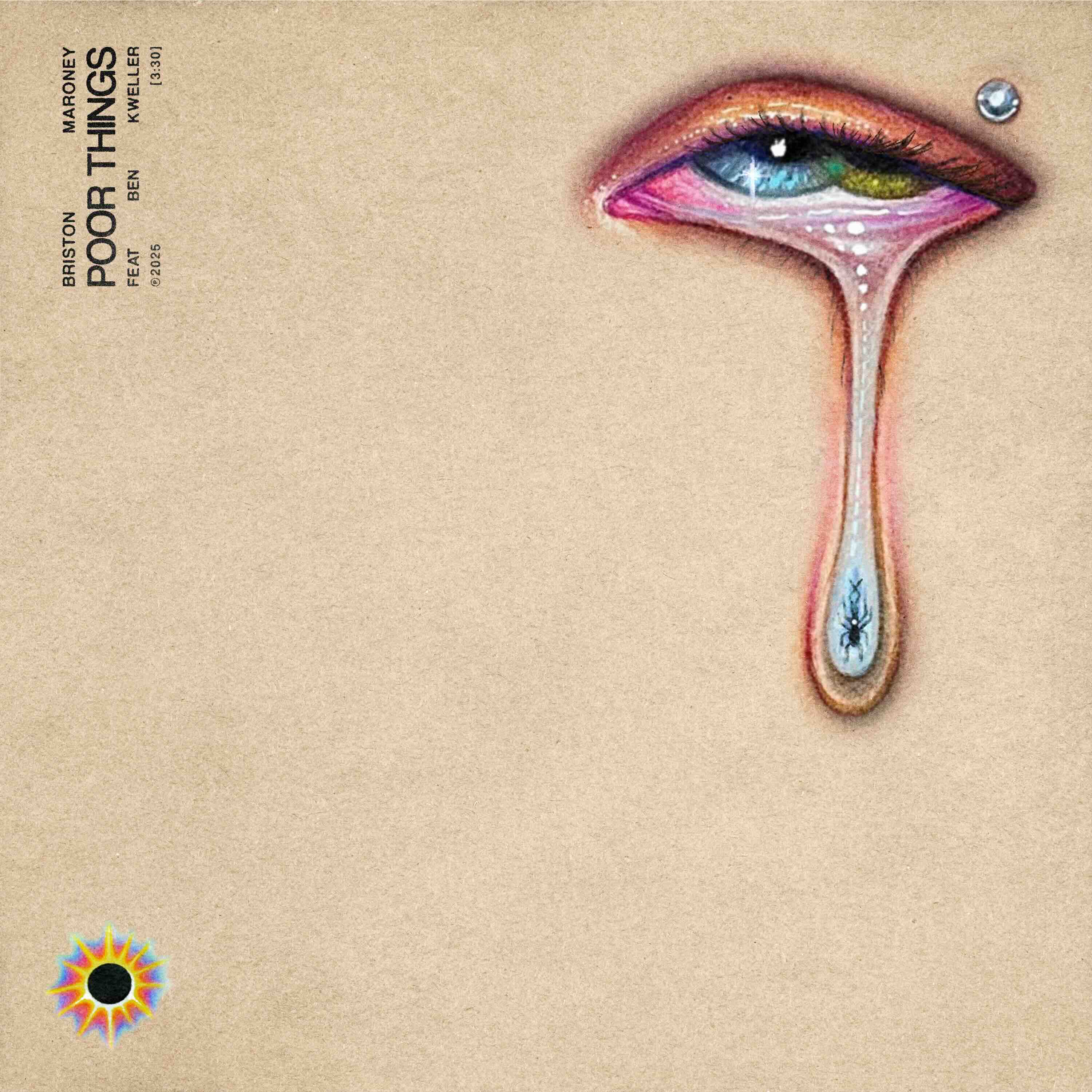 Briston Maroney, "Poor Things (feat. Ben Kweller)" cover art