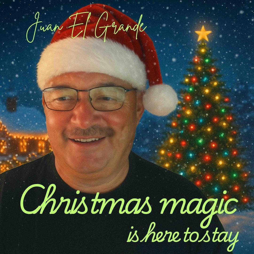 Juan El Grande, "Christmas Magic Is Here to Stay", single cover art