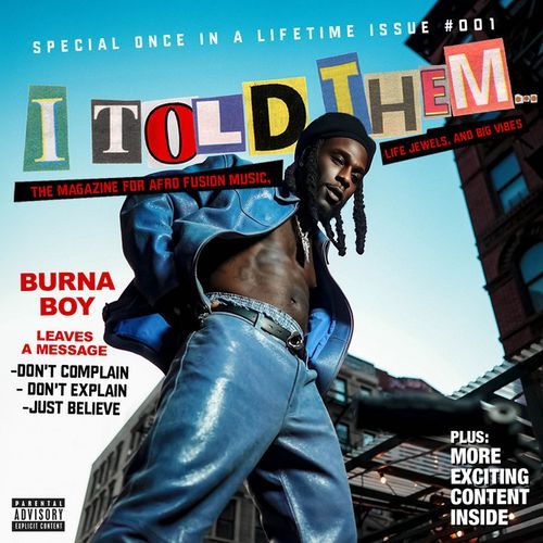 Burna Boy "City Boys" cover art