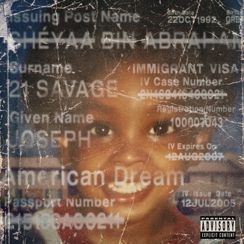 21 Savage "Redrum" cover art