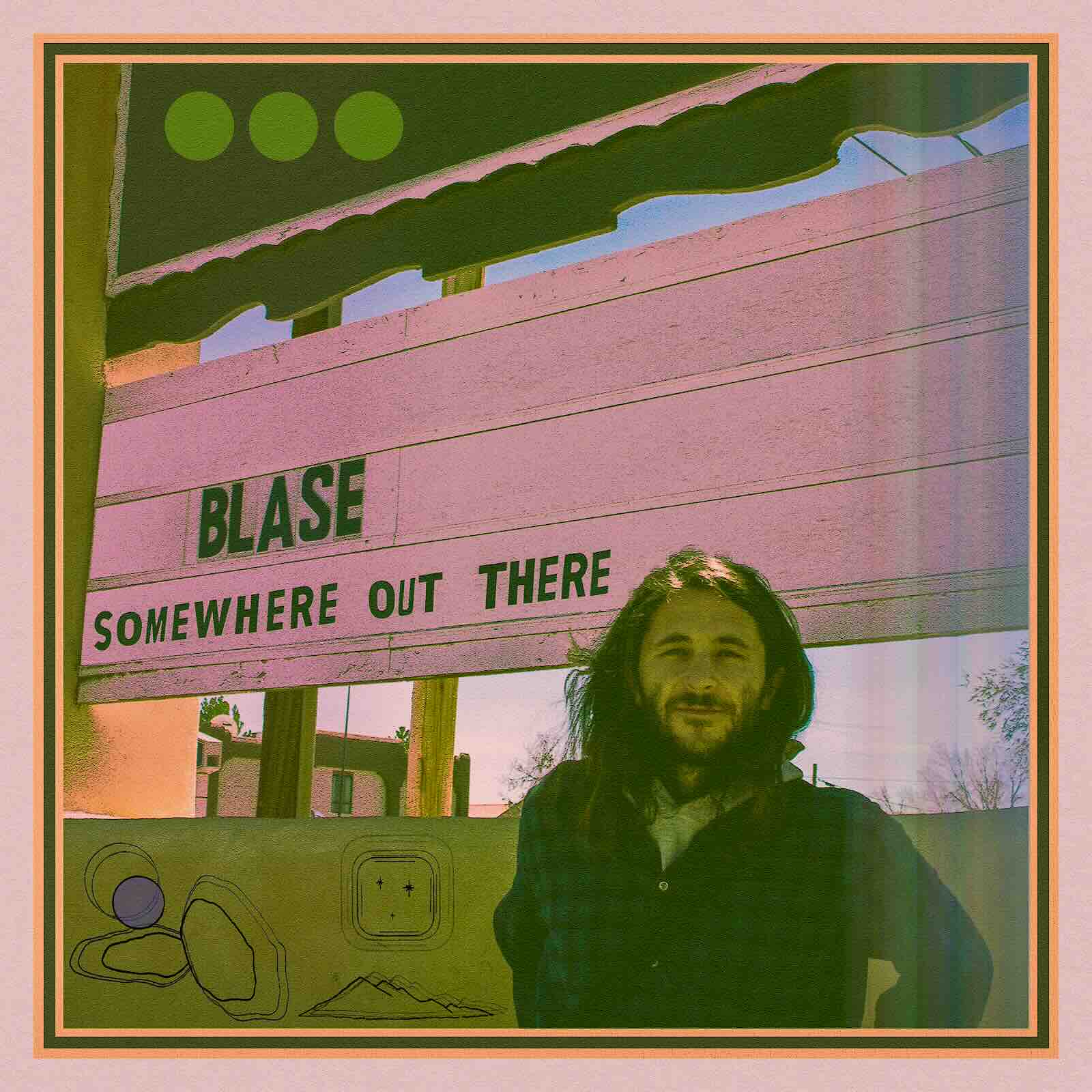 Blase, "Somewhere Out There" LP Cover Art