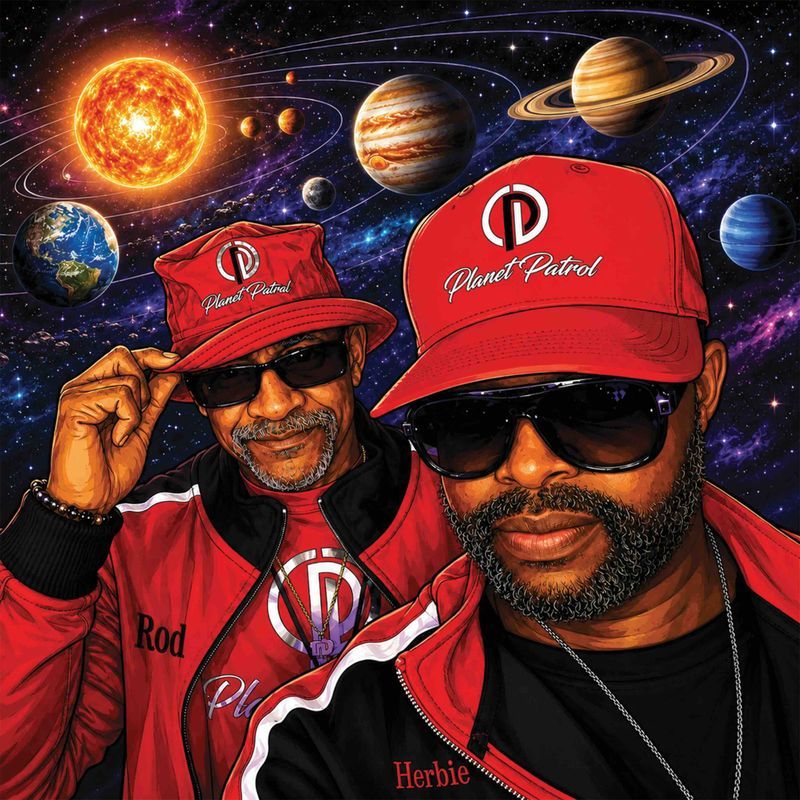 Planet Patrol, "Play at Your Own Risk", single cover art